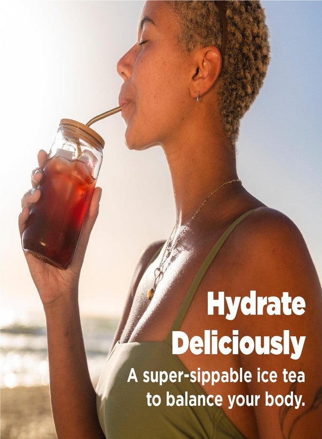 راسا مشروب راسا المرطب بنكهة توت العليق والكركديه | شاي مثلج عضوي معزز بمواد محفزة للنمو وفطر | خالٍ من الغلوتين، مزيج مسحوق إلكتروليت ممتاز، ترطيب منعش (6 أونصة / 24 حصة) - Image 5